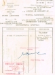 Bordereau d'envoi adressé le 27/12/1951 au Président du Tribunal Rabbinique de Mogador