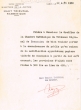Note de service adressée le 10/08/1960 au Greffier du Tribunal Rabbinique de Essaouira