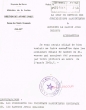 Lettre adressée le 20/12/1960 au Rabbin-Juge Délégué d'Essaouira