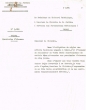 Lettre adressée le 07/08/1957 au Ministre de la Justice à Rabat