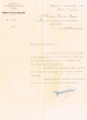 Lettre adressée le 06/11/1929 au Président du Tribunal Rabbinique de Mogador