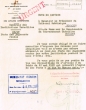 Note de service adressée le 27/05/1953 au Président du Tribunal Rabbinique de Mogador