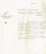 Lettre adressée le 27/08/1946 au Commissaire du Gouvernement auprès du Tribunal du Pacha à Mogador