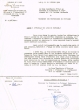 Lettre adressée le 12/02/1960 aux Gouverneurs de Province