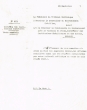 Lettre adressée le 19/09/1947 au Conseiller du Gouvernement Chérifien à Rabat