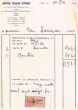 Facture rédigée le 21/05/1954 pour Mr Ben Soussan