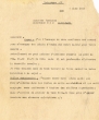 LETTRE ADRESSÉE LE 06/03/1951 À MR FONTAINE, DIRECTEUR DES H.S.M. À MARRAKECH