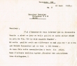 LETTRE ADRESSÉE LE 23/08/1951 À MR FONTAINE, DIRECTEUR DES H.S.M. À MARRAKECH