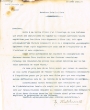 Lettre adressée le 16/08/1937 à Haim Ic Pinto de Casablanca
