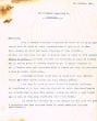 Lettre adressée le 01/10/1937 à la Toledano Exporting Co de New York