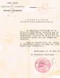 Attestation rédigée le 30/03/1960 pour la Société Pulman du Sud