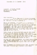 Lettre adressée le 30/01/1964 à Philippe Aymeric de Casablanca