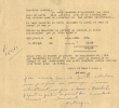 Lettre adressée en Mars 1963 à Mr Azoulay