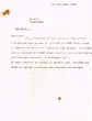 Lettre adressée le 10/09/1958 à Unigral de Casablanca