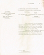 Courrier adressé le 12/01/1949 au Conseiller du Gouvernement Chérifien de Rabat