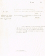 Courrier adressé le 15/03/1950 au Conseiller du Gouvernement Chérifien de Rabat