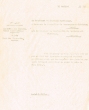 Courrier adressé le 17/07/1952 au Conseiller du Gouvernement Chérifien de Rabat