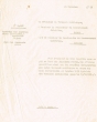 Courrier adressé le 24/11/1952 au Conseiller du Gouvernement Chérifien de Rabat