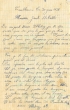 Lettre adressée le 30/06/1939 à Jacob Hatchwell