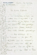 Lettre adressée le 06/08/1941 à Jacob Hatchwell