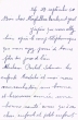 Lettre adressée le 27/09/1960 à Jacob et Hassiba Hatchwell