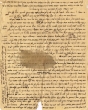 Lettre adressée à la communauté "Hevra kol israël havérim" à Paris, document où l'auteur informe sur de graves problèmes avec des arabes et évoque le roi du Maroc Moulay Abd Aziz