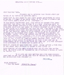 Lettre adressée le 27/02/1976 à Mr Toby
