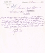 Lettre adressée le 14/03/1933 à Jacob Hatchwell