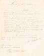 Lettre adressée le 05/10/1913 à un fournisseur de farine