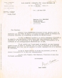 Lettre adressée le 12/03/1952 à Raphaël Benazeraf