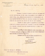 Lettre adressée le 17/06/1912 à Salomon Bensimon, Président de la Communauté Israélite de Mazagan