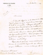 Lettre adressée le 02/08/1912 à Isaac Abensur, Président de la Communauté Israélite à Tanger