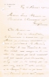 Lettre adressée le 13/11/1912 à Isaac Abensur, Président de la Communauté Israélite à Tanger