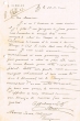 Lettre adressée le 28/11/1912 à Isaac Abensur, Président de la Communauté Israélite à Tanger
