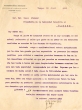 Lettre adressée le 28/04/1912 à Isaac Abensur, Président de la Communauté Israélite à Tanger