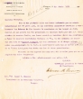 Lettre adressée le 10/06/1912 à Isaac Abensur, Président de la Communauté Israélite à Tanger