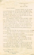 Lettre adressée le 16/07/1912 à Isaac Abensur, Président de la Communauté Israélite à Tanger