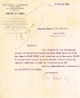 Lettre adressée le 08/07/1912 à Moses Pariente de Tanger