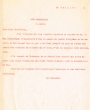 Lettre adressée le 29/07/1912 à Lord Swaythling de Londres