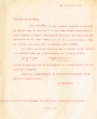 Lettre adressée le 30/07/1912 à N. Leven, Président de l'Alliance Israélite Universelle à Paris