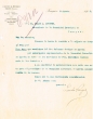 Lettre adressée le 09/08/1912 à Isaac Abensur, Président de la Communauté Israélite à Tanger