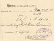 Reçus rédigés de 1909 à 1913 pour Moses Benaim