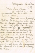 Lettre adressée le 18/12/1937 à Mr Hatchwell