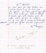 Lettre adressée le 13/12/1971 à Mr Hatchwell