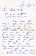 Lettre adressée le 06/09/1960 à Meyer, Esther et Perle hatchwell