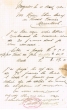 Lettre adressée le 10/08/1920 à Haïm Serraf de Marrakech