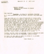 Lettre adressée le 17/04/1963 à Mr Fourquet, Directeur des Ets Cotelle & Foucher