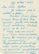 Lettre adressée le 12/05/1948 à Esther