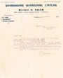 Lettre adressée le 30/12/1935 à Jacob Hatchwell de Mogador
