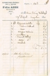Facture rédigée le 05/04/1914 pour Sidney Hatchwell de Mogador